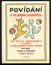 kniha Povídání o pejskovi a kočičce jak spolu hospodařili a ještě o všelijakých jiných věcech, Albatros 1979