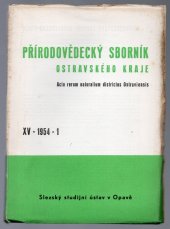 kniha Přírodovědecký sborník Ostravského kraje, 1954, Slezský studijní úst. 1954