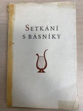 kniha Setkání s básníky, Nakl. čs. výtvarných umělců 1957