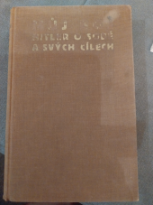 kniha Můj boj Hitler o sobě a svých cílech, Orbis 1937