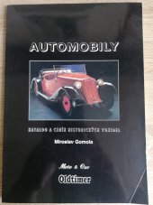 kniha Automobily katalog a ceník historických vozidel, AGM-Gomola 1999