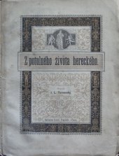 kniha Z potulného života hereckého, Jar. Pospíšil 1882