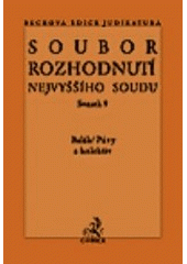 kniha Soubor rozhodnutí Nejvyššího soudu., C. H. Beck 2003