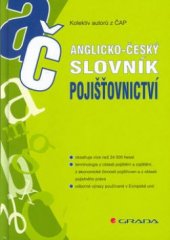kniha Anglicko-český slovník pojišťovnictví, Grada 2003