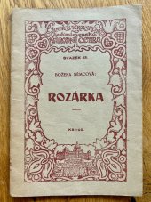 kniha Rozárka, Jindřich Bačkovský 1928