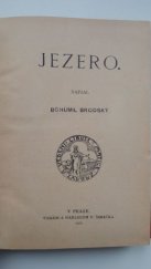 kniha Jezero, F. Šimáček 1910