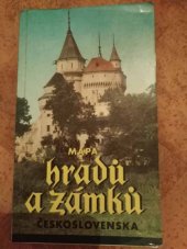 kniha Mapa hradů a zámků Československa Měřítko 1:750 000, Kartografie 1976
