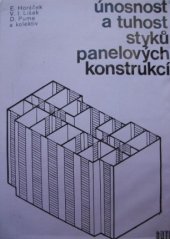 kniha Únosnost a tuhost styků panelových konstrukcí, SNTL 1983