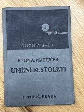 kniha Umění 19. století, F. Topič 1915