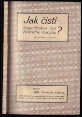 kniha Jak čísti hospodářskou část českoslov. časopisu?, Moravské nakladatelství 1929