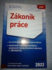 kniha Zákoník práce 2022, Anag 2022