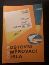 kniha Seznam dodávacích pošt v ČSSR s poštovními směrovacími čísly, Nadas 1972