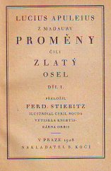 kniha Proměny, čili, Zlatý osel, B. Kočí 1928