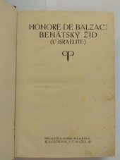 kniha Benátský žid = [L'israélite], Zář 1910