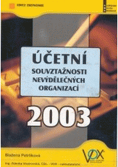 kniha Účetní souvztažnosti nevýdělečných organizací, VOX 2003