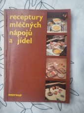 kniha Receptury mléčných nápojů a jídel, Merkur 1969