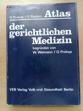 kniha Atlas der gerichtlichen Medizin, Verlag Volk und Gesundheit 1987