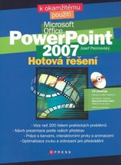 kniha Microsoft PowerPoint 2007 hotová řešení, CPress 2008