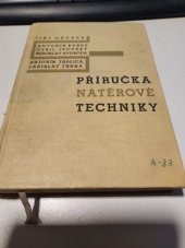 kniha Příručka nátěrové techniky Určeno spotřebitelům nátěrových hmot v oboru strojír., automobilovém, leteckém aj., učitelům a žákům odb. škol, SNTL 1963