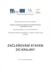 kniha Začleňování staveb do krajiny, Mendelova univerzita v Brně 2014