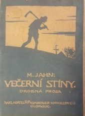 kniha Večerní stíny drobná prosa, R. Promberger 1908