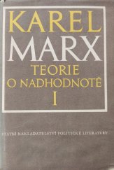 kniha Teorie o nadhodnotě I., SNPL 1958