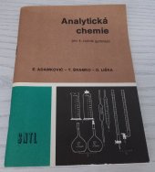 kniha Analytická chemie pro 4. ročník gymnázií, SNTL 1989