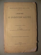 kniha O individualitě, J. Váňa 1880