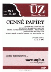 kniha Cenné papíry podle stavu k 22.5.2001, Sagit 2001