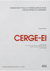 kniha Monetary policy in resource-rich developing economies, CERGE-EI 2012