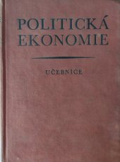 kniha Politická ekonomie učebnice, Státní nakladatelství politické literatury 1959