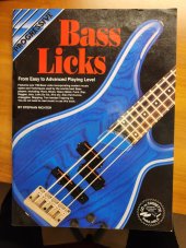 kniha Bass Licks From Easy to Advanced Playing Level, Koala Publications 1993 1993