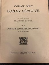 kniha Vybrané slovenské pohádky, E. Šolc 1913