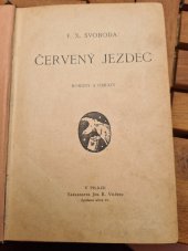 kniha Červený jezdec Romány a obrazy, Jos. R. Vilímek 1914