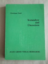 kniha Textanalyse und Übersetzen, Julius Groos 1995