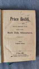 kniha Práce šlechtí : Obr. ze skutečného života, G. Schalek 1868