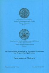 kniha 2nd International Workshop on Rotational Seismology and Engineering Applications programme & abstracts : Masarykova kolej, Praha : October 10-13, 2010, Matfyzpress 2010