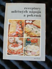 kniha Receptury mléčných nápojů a pokrmů, Merkur 1977