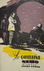 kniha Kapitán Nemo - úryvky z románu Julia Verna - Le capitaine Nemo dvacet tisíc mil pod mořem a tajemný ostrov, Nakladatelství cizojazyčné literatury 1961