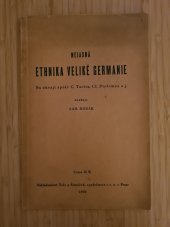 kniha Nejasná ethnika Veliké Germanie, Šolc a Šimáček 1940