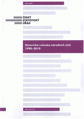 kniha Historická ročenka národních účtů 1990-2010, Český statistický úřad 2012