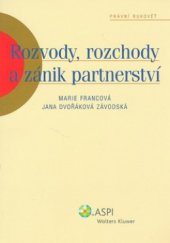 kniha Rozvody, rozchody a zánik partnerství, ASPI  2008