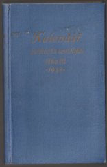 kniha Kalendář Československých lékařů 1938    -    ročník LXX., Ústřední jednoty Československých lékařů  1938