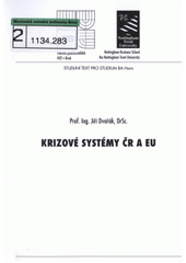 kniha Krizové systémy ČR a EU, Zdeněk Novotný 2004