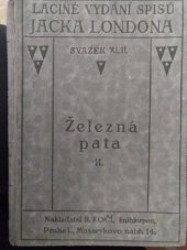 kniha Železná pata II., B. Kočí 1924