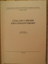 kniha Základy chemie pro strojní obory, Vysoká škola báňská - Technická univerzita Ostrava 2000