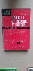 kniha Calcul différentiel et intégral Tome 1, Éditions de Moscou 1970