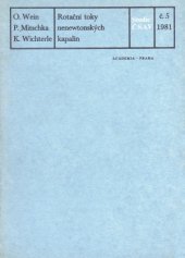 kniha Rotační toky nenewtonských kapalin, Academia 1981