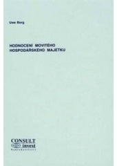 kniha Hodnocení movitého hospodářského majetku, Consultinvest 1995