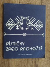 kniha Písničky zpod Radhoště, Supraphon 1980